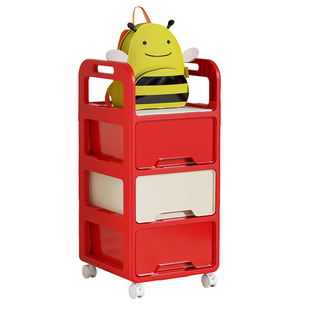 书包架落地置物架家用书桌旁多层收纳架儿童绘本架一体免安装储物