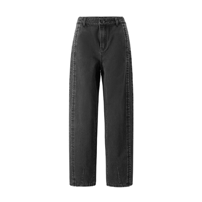 handlessinc拼接压褶收口牛仔裤