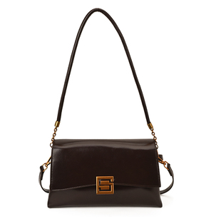 百搭ins蜡皮小包包女2025新款秋冬质感单肩斜挎包复古磨砂小方包