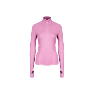 Unawares.软弹绒感叠穿修身显瘦立领拉链长袖外套