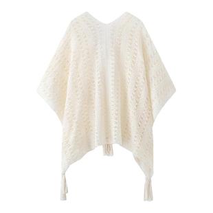 镂空针织开衫披肩外搭女2025新款配裙子大西北新疆云南旅游穿搭