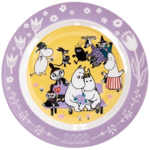 日本进口2022纪念版姆明史努比比得兔马克杯水杯平盘餐盘陶瓷餐具