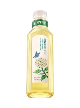 东方树叶青柑普洱无糖茶饮料茉莉花黑乌龙茶900ml6大瓶0糖0卡饮品