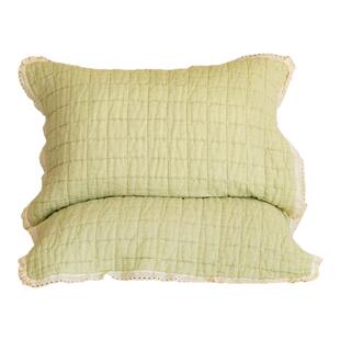 Asight春日绮梦枕巾2025新款棉纱韩式花边清新四季通用防头油枕巾