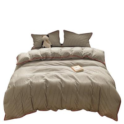 无印良品多巴胺四件套三棉