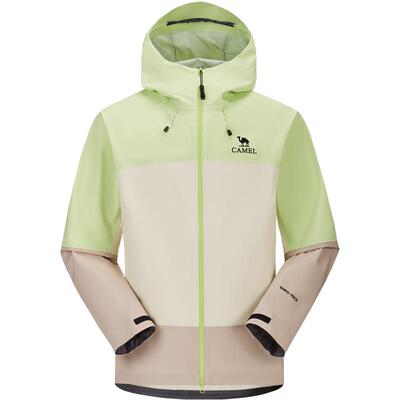 骆驼全天候硬壳冲锋衣户外2026春季新款暴雨级防水登山服外套男