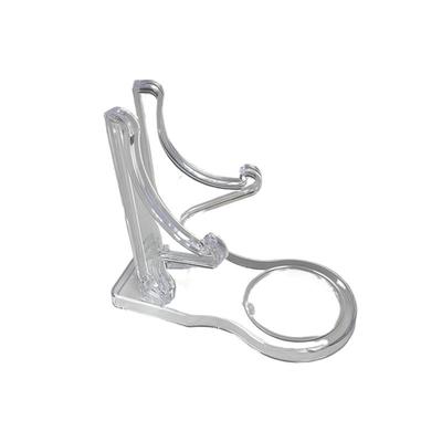 咖啡杯碟展示架瓷盘圆盘杯碟托架杯子盘子支架托亚克力欧式托盘架