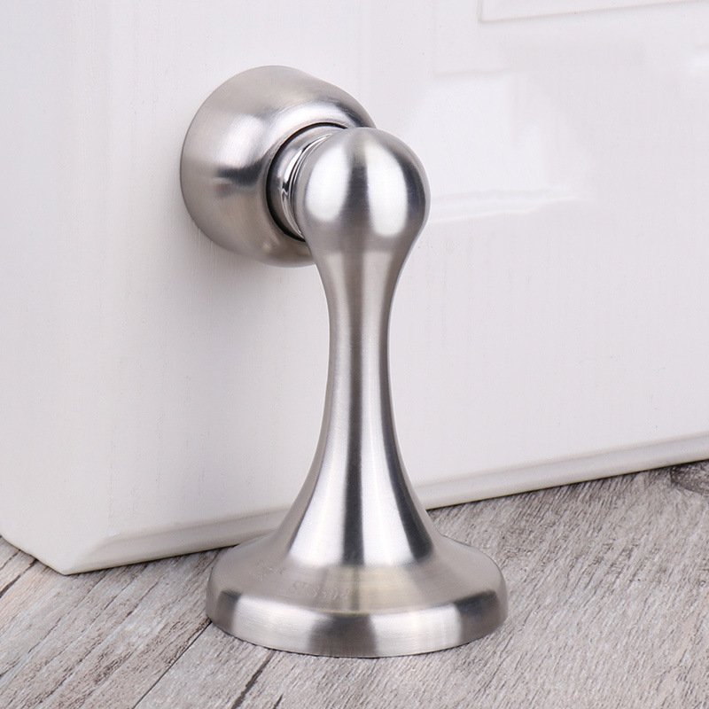 门吸304不锈钢强磁门碰卫生间门防撞吸门器家用墙吸地吸打孔加厚