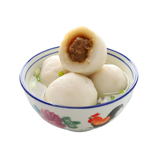 郑森记福州鱼丸手工虾丸冷冻包心鱼丸火锅食材纯福建老字号大鱼丸