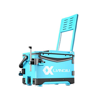 连球s9钓箱四脚升降休闲多功能新款免安装高端旗舰竞技靠背款32升