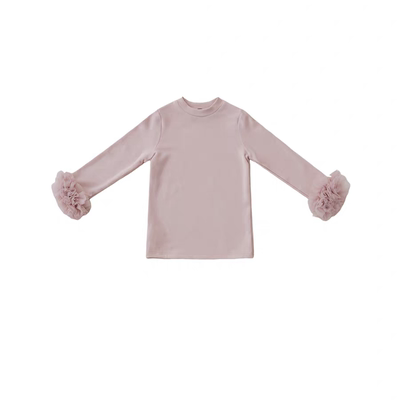 女童粉色网纱蛋糕蓬蓬裙亮片礼服