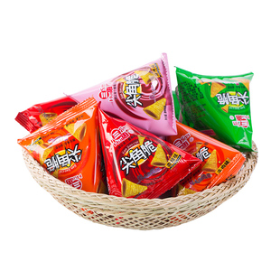 【5口味可选】三惠尖角脆妙角脆三角锅巴休闲膨化食品零食大礼包