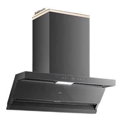 美的新品油烟机高温蒸汽清洗变频