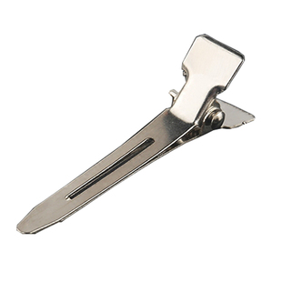 美发盘发鸭嘴夹小号发廊烫头刚夹子分区定位夹影楼手推波纹平口夹