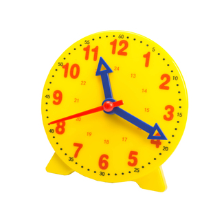 儿童时钟钟表教具一二年级三针联动小学生学习模型早教认时间学具