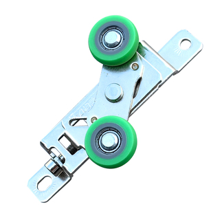 铝合金推拉门移门上轨道滑轮宽度可调节轴承防风防摆静音耐磨通用