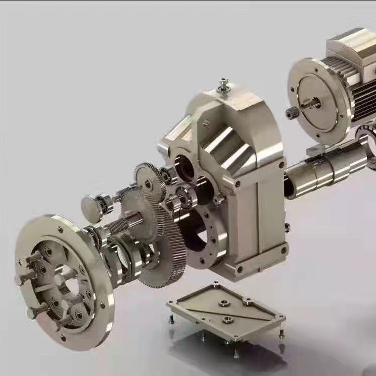 FAF斜齿轮减速机硬齿面FA 47 57 67 77 87 97 107平行斜齿减速机