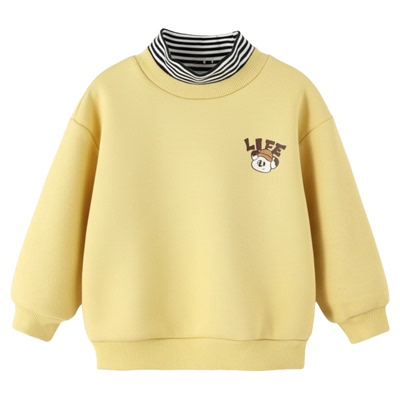 男童卫衣冬季加绒保暖