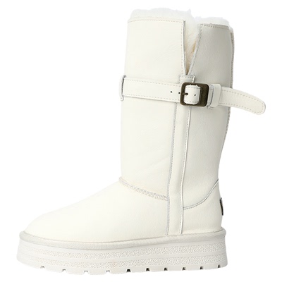 2025冬季新款全羊毛高筒雪地靴女