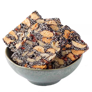 玫瑰黑芝麻红枣枸杞核桃糕点女士健康养生小零食休闲食品小吃点心