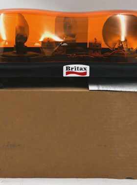 BRITAX 420-00-24V LIGHTBAR ROTATING AMBER MINI BEACON BAR-24