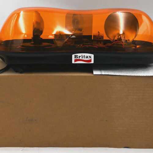 BRITAX 420-00-24V LIGHTBAR ROTATING AMBER MINI BEACON BAR-24