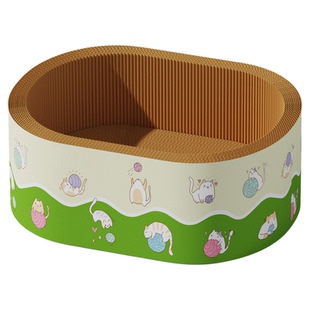 瓜洲牧加深猫抓板猫窝一体耐抓耐磨不掉屑猫爪板猫抓猫咪磨爪神器