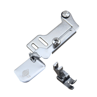 全钢F503弧形下摆卷边拉筒 真丝雪纺面料衬衣可转弯下摆 卷边器