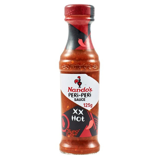 现货英国原装Nandos Peri Sauce风味轻卡烤鸡辣椒酱中辣蒜香250g