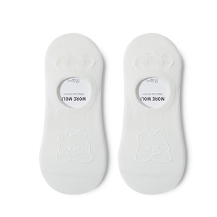 白色袜子女船袜夏季薄款纯棉袜ins潮防滑不掉跟夏天浅口隐形短袜