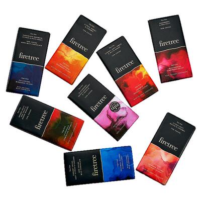 英国进口高端FireTree火树黑巧克力纯可可脂零食排块得奖稀有产地