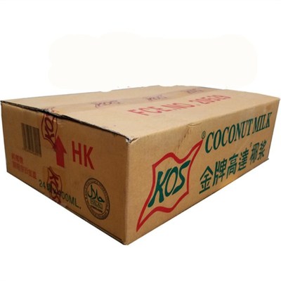 KOS甄想记金牌高达椰浆西米露400ml整箱价24罐港式甜品限区包邮