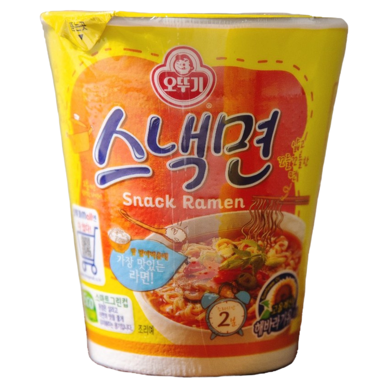 不倒翁韩国杯装微辣拉面快餐面