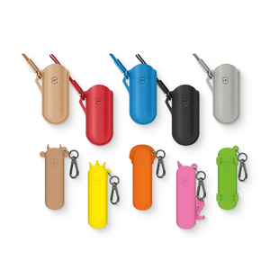 victorinox维氏瑞士军刀皮革硅胶缤纷刀套配件适用58mm典范军士刀