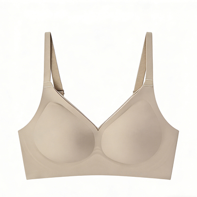 红豆居家小胸有型中厚隐形文胸女