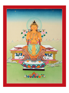 欧斯特弥勒佛唐卡装饰画