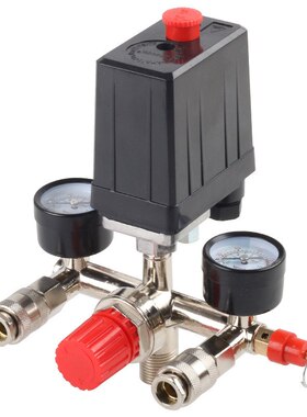 空压机气泵配件立式单通压力开关总成90-120PSI巴马支架