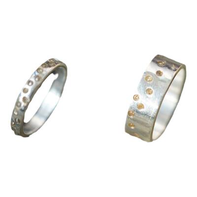 四月生辰.三款天然香槟钻石满圈戒指Champagne Diamonds