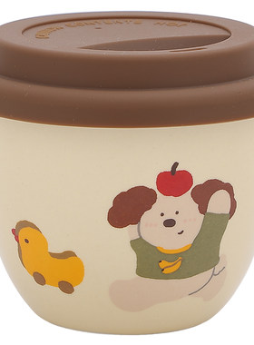 cookzone日式卡通带盖咖啡杯
