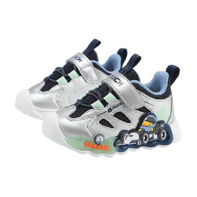 B．Duck儿童运动鞋透气发光鞋