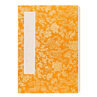 韵江南手工双层册页宣纸本书法作品纸创作国画册页本半生熟生宣迷你小折页新中式大号画册奏折式折子古风定制