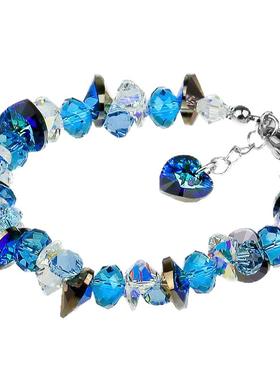 鸿澜女百搭珠子ins小众水晶手链