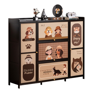 鞋柜家用门口入户收纳柜一体靠墙走廊简易多层鞋架子新款爆款高档