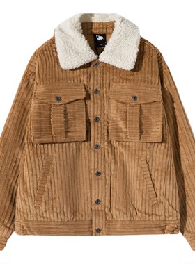 NewEra纽亦华夹棉灯芯绒棉服外套