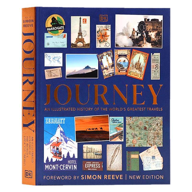 DK百科旅程 世界上伟大旅行的图解历史 英文原版 Journey World's Greatest Travels 精装绘本 大开全彩插图旅行图册探索世界