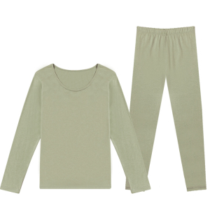 女士莫代尔纯棉秋衣秋裤套装薄款修身打底线衣线裤保暖内衣棉毛衫