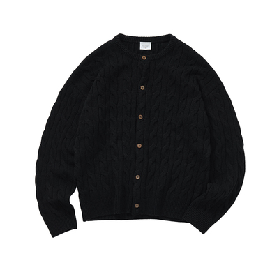 714street羊毛毛衣开衫