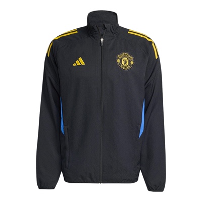 Adidas/阿迪达斯正品2025男士立领曼联足球运动修身外套JP3134