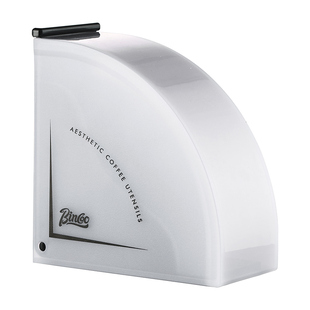 bincoo咖啡滤纸收纳盒手冲咖啡过滤纸v60漏斗咖啡粉冲泡过滤袋v01