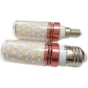 超亮led灯泡e27大E14小螺口三色变光12W玉米灯蜡烛泡家用节能照明